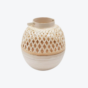 Solid wood ceiling light